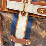 Louis Vuitton Limited Edition Monogram Rayures Tissé Sac GM Tote Bag 2008