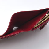 Louis Vuitton Portefeuille Viennois Red Vernis Kiss Lock Wallet