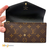 Louis Vuitton Sarah Monogram and Reverse Giant Monogram Brown Wallet M80726