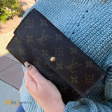 Louis Vuitton Monogram Canvas Sarah Long Wallet 2004