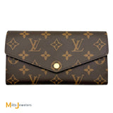 Louis Vuitton Sarah Monogram Wallet in Coquelicot Red M62236