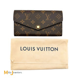 Louis Vuitton Sarah Monogram Wallet in Coquelicot Red M62236