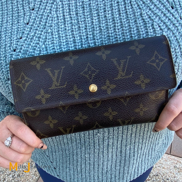 Louis Vuitton Monogram Canvas Sarah Long Wallet 2004