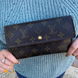 Louis Vuitton Monogram Canvas Sarah Long Wallet 2004