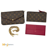 Louis Vuitton Felicie Pochette Monogram Fuchsia Crossbody Bag M61276 2020
