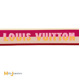 Louis Vuitton Fuchsia Nylon Jacquard Bandouliere Shoulder Strap 42"