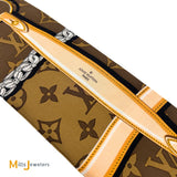 Louis Vuitton Monogram Confidential Bandeau Silk Scarf Brown 2018 M78655