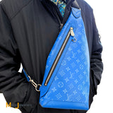 Louis Vuitton Taigarama Blue Duo Sling Bag M30175