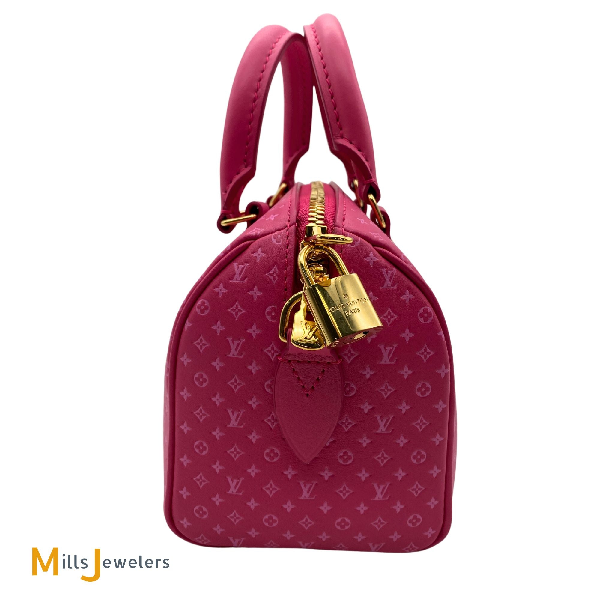 Louis Vuitton Speedy Bandoulière 20 Monogram Rose Shoulder Handbag – Mills  Jewelers & Loan