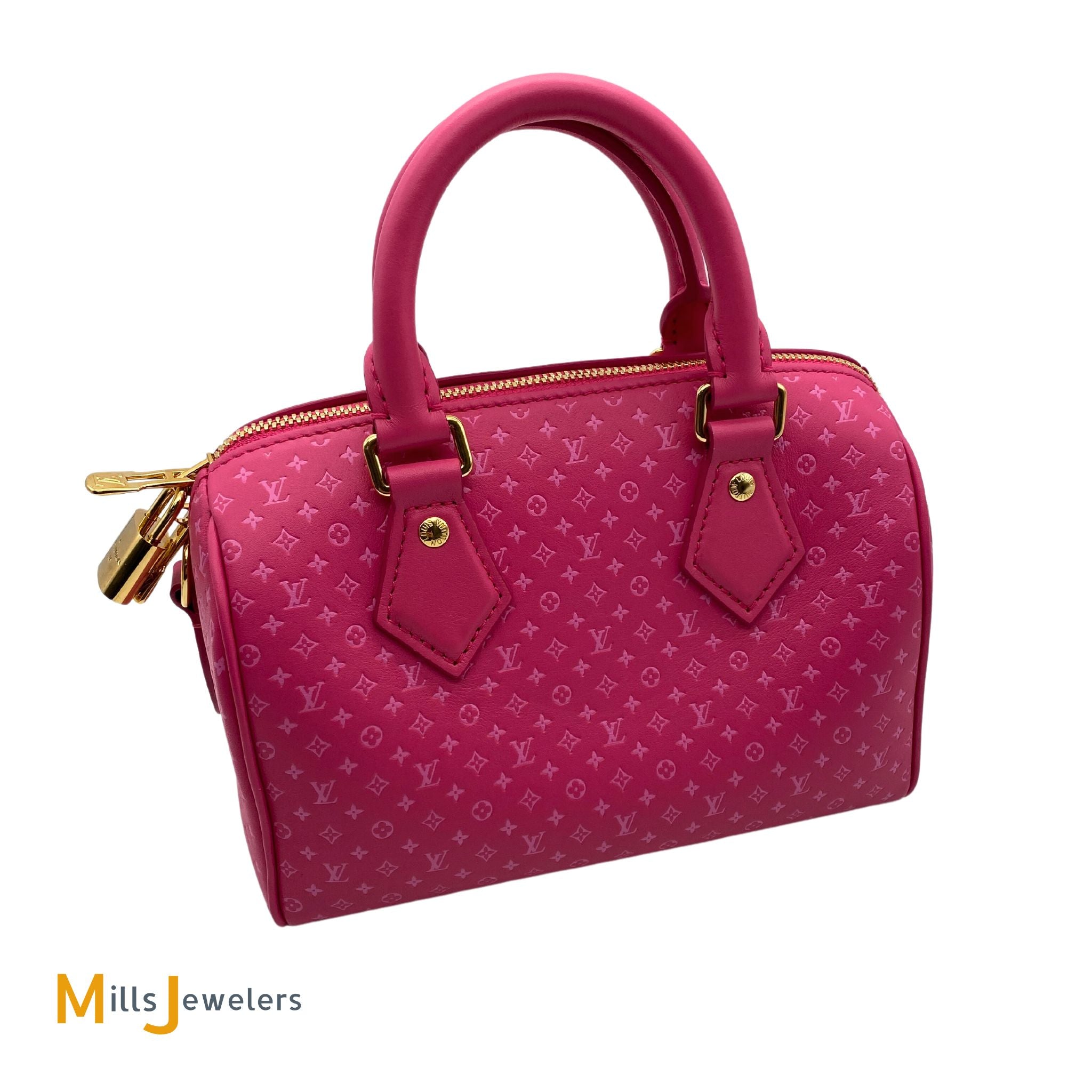 Louis Vuitton Speedy Bandoulière 20 Monogram Rose Shoulder Handbag – Mills  Jewelers & Loan