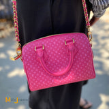 Louis Vuitton Speedy Bandoulière 20 Monogram Rose Shoulder Handbag