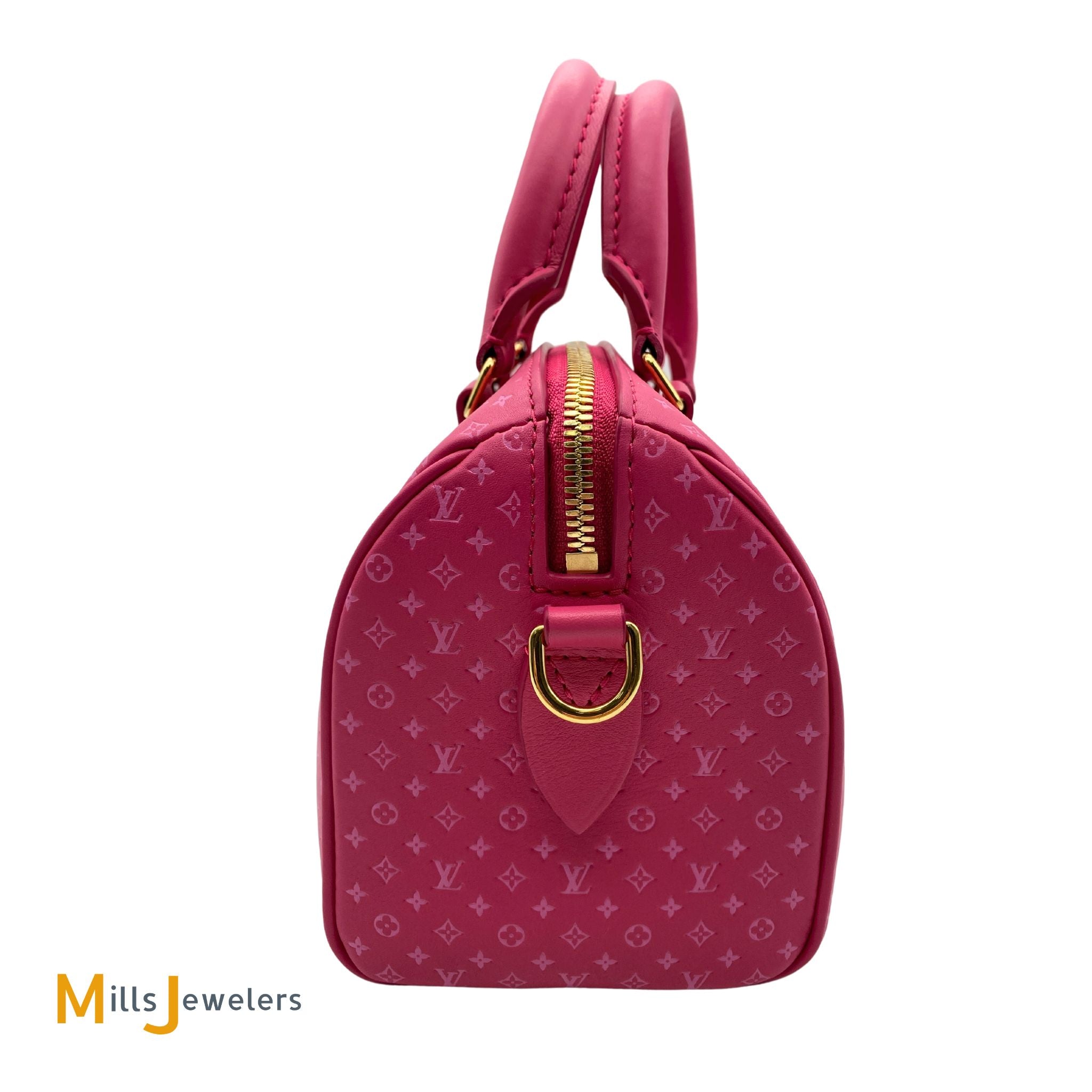 Handbags Louis Vuitton LV Speedy 20 Leather Pink