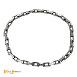 Louis Vuitton Monogram Links Chain Stainless Steel 20" Necklace 2022 M00307