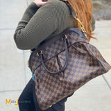 Louis Vuitton Trevi GM Damier Ebene Satchel Shoulder Bag
