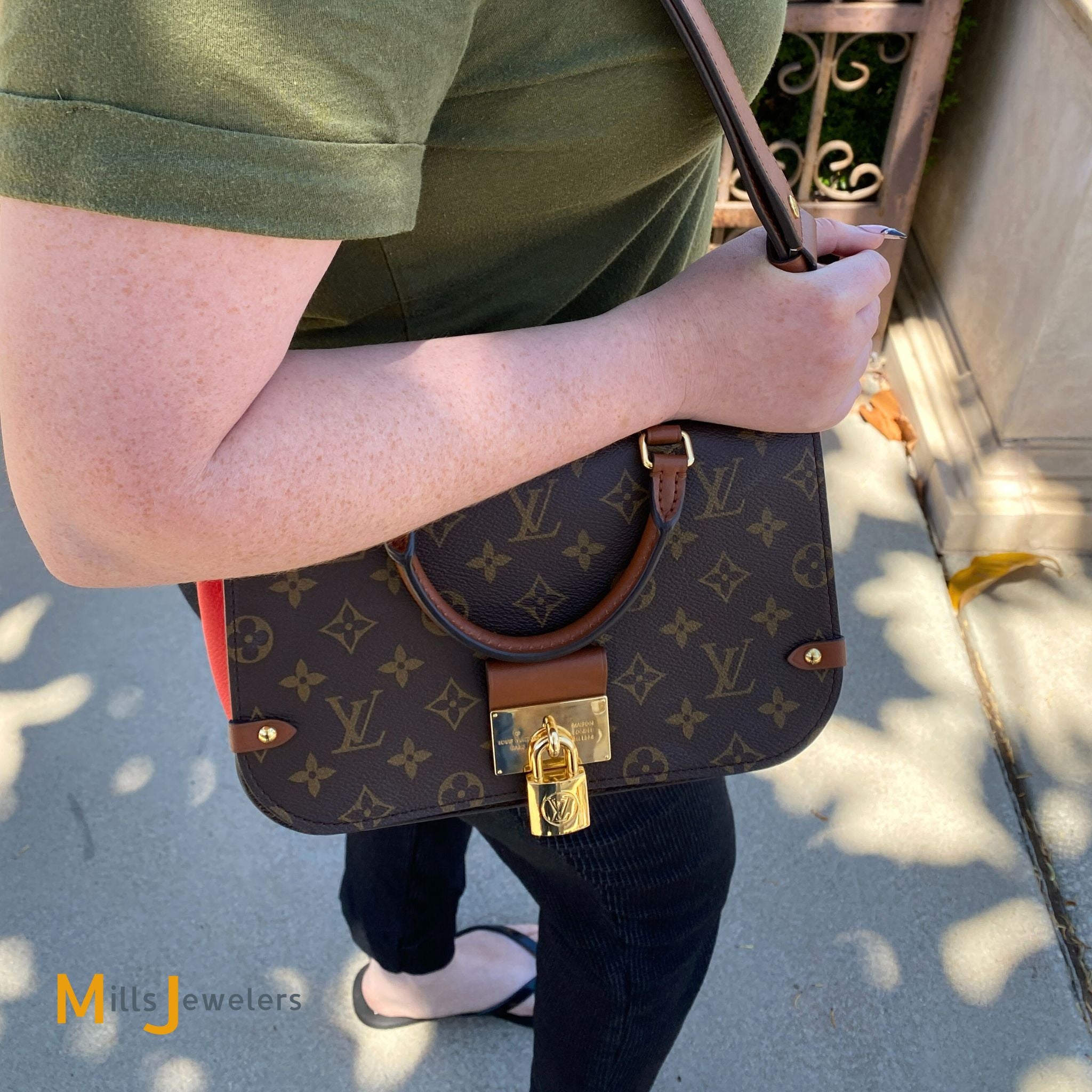 LOUIS VUITTON STUNNING Monogram Vaugirard Coquelicot Crossbody handle –  Lemon Tree Goods