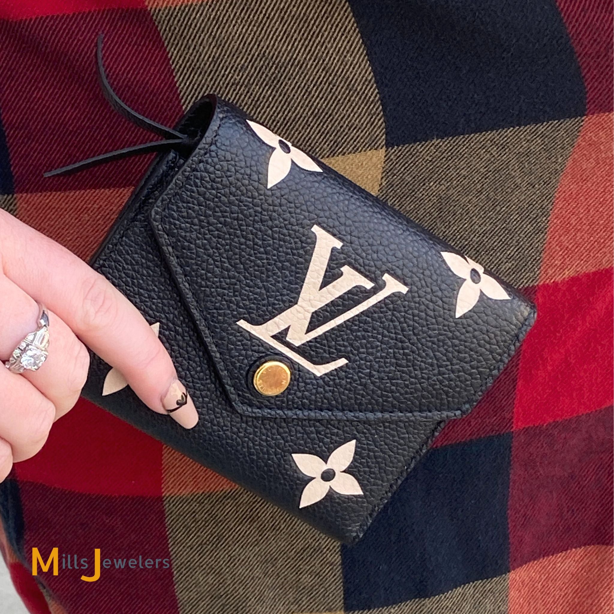 Louis Vuitton Victorine Monogram Empreinte Leather Wallet