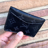 Louis Vuitton Pocket Organizer Monogram Eclipse Card Wallet