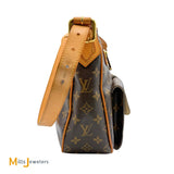 Louis Vuitton Hudson GM Monogram Canvas Crossbody Satchel Bag 2006