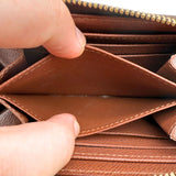 Louis Vuitton Monogram Zippy Coin Purse Wallet in Brown 2017 M60067