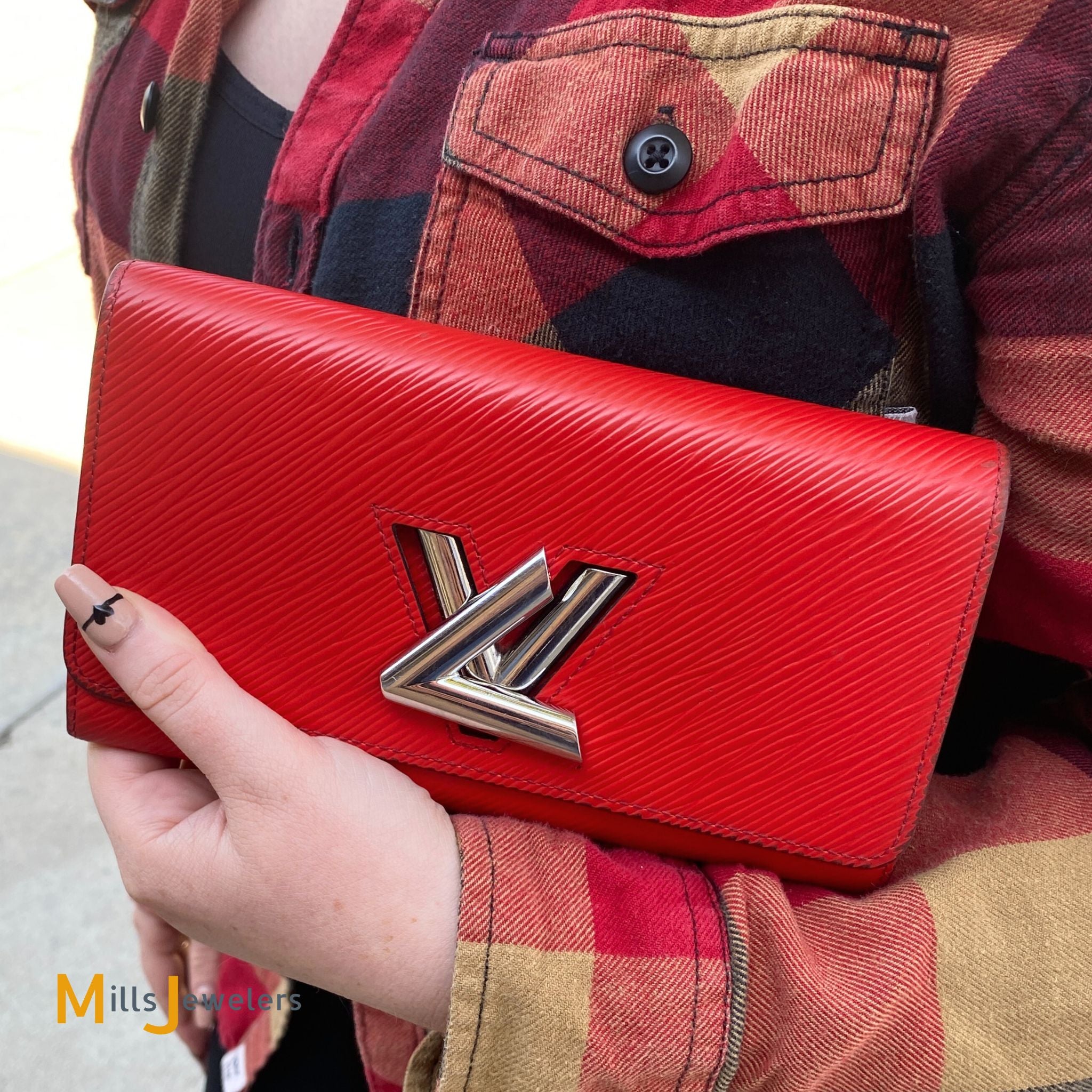 Louis Vuitton EPI Twist Coquelicot Red Wallet 2018 – Mills