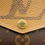 Louis Vuitton Sarah Monogram and Reverse Giant Monogram Brown Wallet M80726