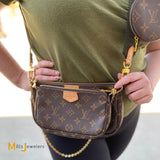 Louis Vuitton Khaki Multi Pochette Accessoires Monogram Canvas