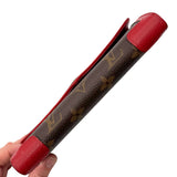 Louis Vuitton Sarah Retrio Monogram Burgundy Red Long Snap Wallet M61184
