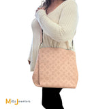 Louis Vuitton Magnolia Mahina Leather Babylone PM Satchel Handbag 2016