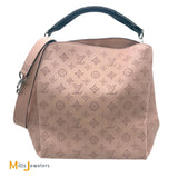 Louis Vuitton Magnolia Mahina Leather Babylone PM Satchel Handbag 2016