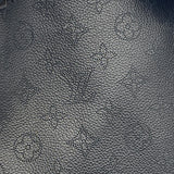Louis Vuitton Carmel Mahina Perforated Leather Monogram Black Hobo Bag