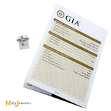 Platinum GIA Certified 1.17ct Marquise-Shaped Diamond 3-Stone Engagement Ring Size 4.75