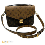 Louis Vuitton Pochette Metis MM Monogram Reverse Crossbody Shoulder Bag M44876