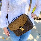 Louis Vuitton Pochette Metis MM Monogram Reverse Crossbody Shoulder Bag M44876