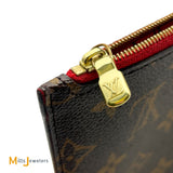 Louis Vuitton Monogram Canvas Neverfull Pochette Cherry 2015 M41177