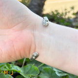 Kee Nataani Navajo Sterling Silver 925 Cuff Bracelet