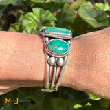 Paul J Begay Navajo Royston Turquoise Sterling Silver 925 Cuff Bracelet