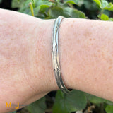 Kee Nataani Navajo Sterling Silver 925 Cuff Bracelet