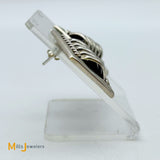 Thomas Charley Navajo Sterling Silver 925 Post Earrings