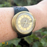 Vintage Omega 41mm Dynamic Automatic Stainless Steel Swiss Watch