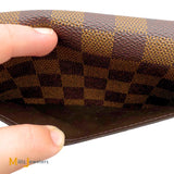 Louis Vuitton Sarah Damier Ebene Canvas and Leather Snap Wallet N63209