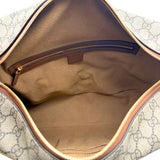 Gucci GG Supreme Monogram Coated Canvas Linea A Hobo Large Canvas Shoulder Bag