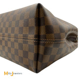 Louis Vuitton Graceful MM Damier Ebene Coated Canvas Shoulder Bag Tote N44045 2020