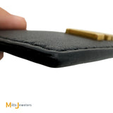 Christian Dior Calfskin Leather D-Fence Black Card Holder