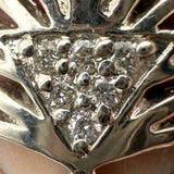 Misahara Platinum 0.24ctw Diamond "Usama" Band Ring Size 6.5