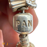 Pandora Retired Charm Sterling Silver Bracelet