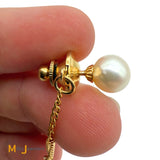 14K Yellow Gold Freshwater Pearl Tie Tack