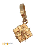 14K Yellow Gold Present Box Enhancer Pendant