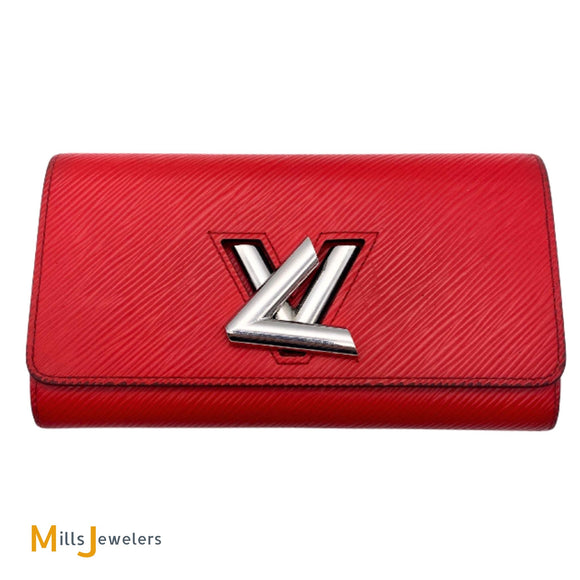 Louis Vuitton EPI Twist Coquelicot Red Wallet 2018