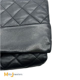 Chanel Soft Elegance Quilted Lambskin Black Flap Crossbody Bag Medium 2013-2014