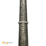 14K White Gold 4ct Cushion Cut Swiss Blue Topaz and 0.55ctw Diamond Halo Cocktail Ring Size 7